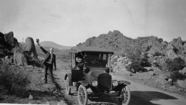 Model T Ford, Touring the West, Classic Car, Model T in mountains