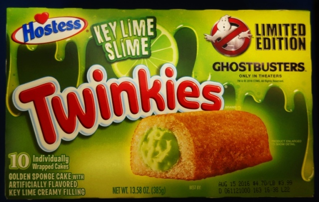 Key Lime Slime Twinkies, Ghostbusters, Hostess, Flavored Twinkies