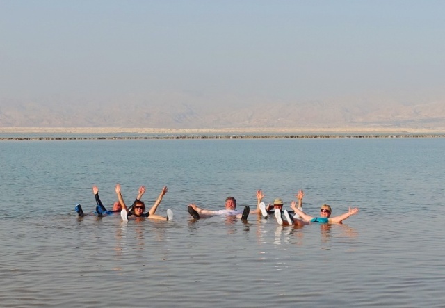 Dead Sea, Floating