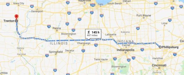 Phillipsburg Ohio, Trenton Iowa, Leeper Family Migration