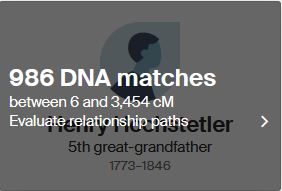 ancestry, dna, thrulines, amish, matches